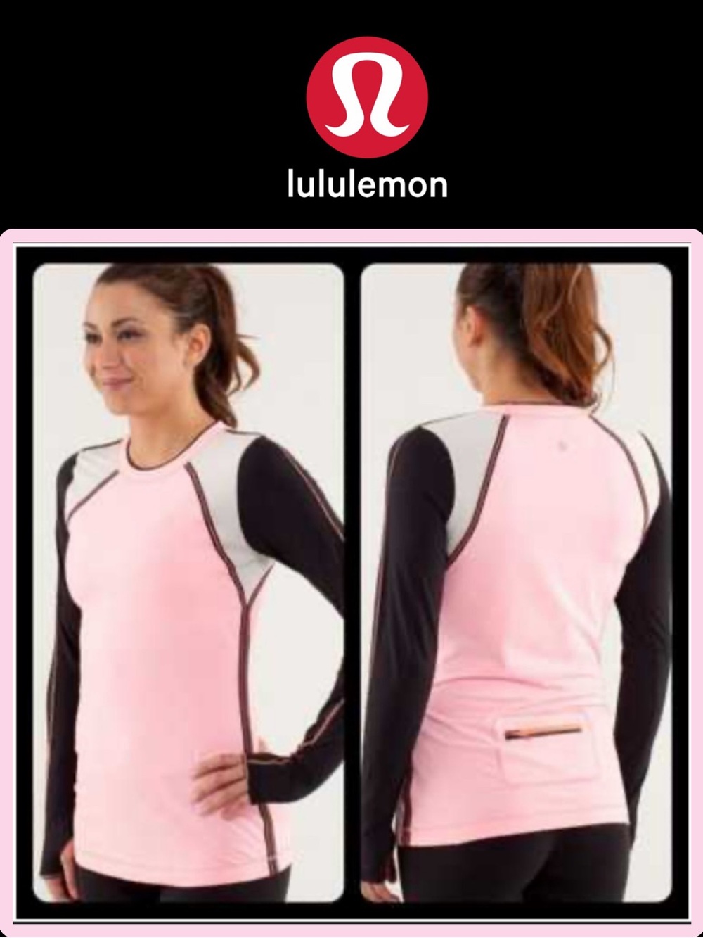 Lululemon - Layer Me Long - Running Shirt Women's Size 12